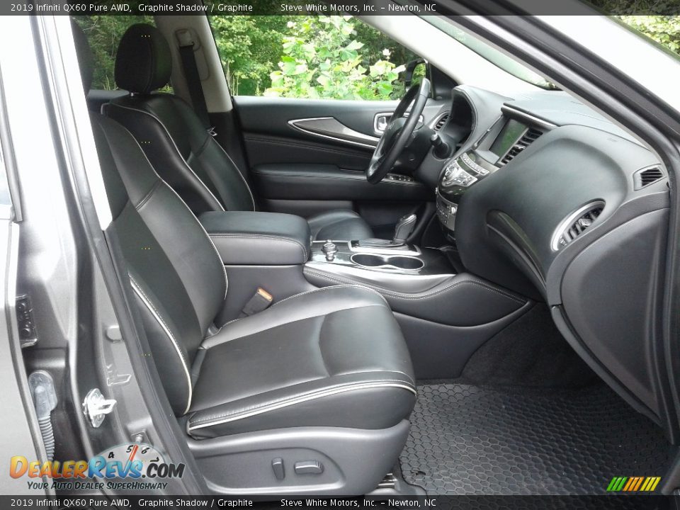 Front Seat of 2019 Infiniti QX60 Pure AWD Photo #18