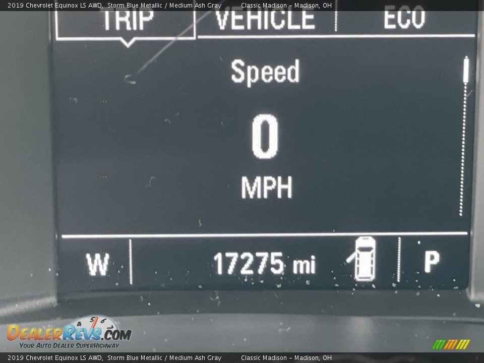 2019 Chevrolet Equinox LS AWD Storm Blue Metallic / Medium Ash Gray Photo #10