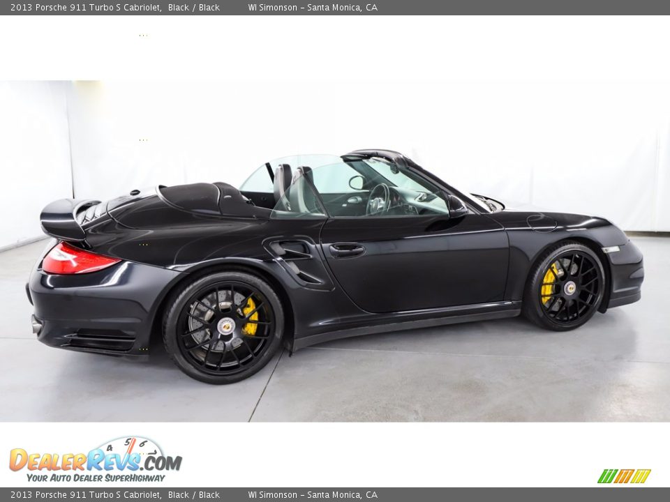 Black 2013 Porsche 911 Turbo S Cabriolet Photo #6