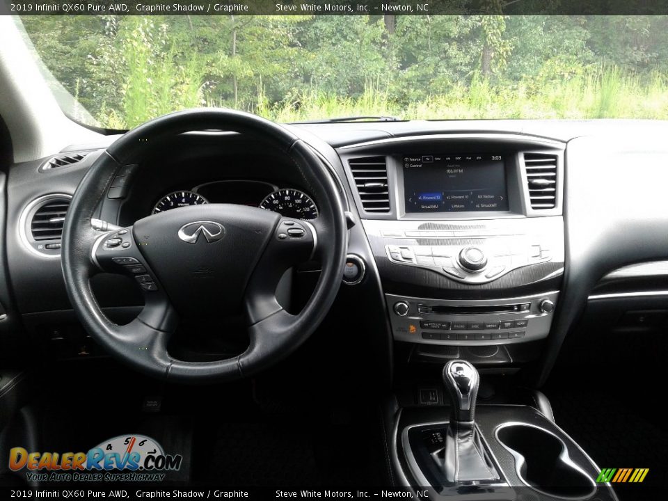 Dashboard of 2019 Infiniti QX60 Pure AWD Photo #19