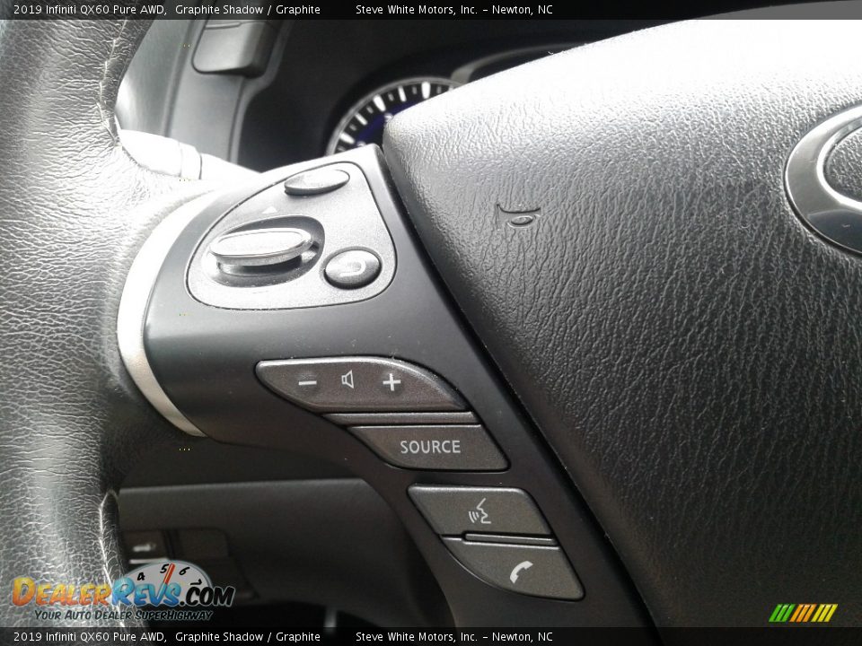 2019 Infiniti QX60 Pure AWD Steering Wheel Photo #21