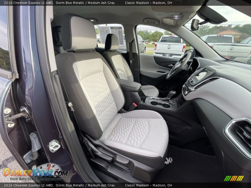 2019 Chevrolet Equinox LS AWD Storm Blue Metallic / Medium Ash Gray Photo #15