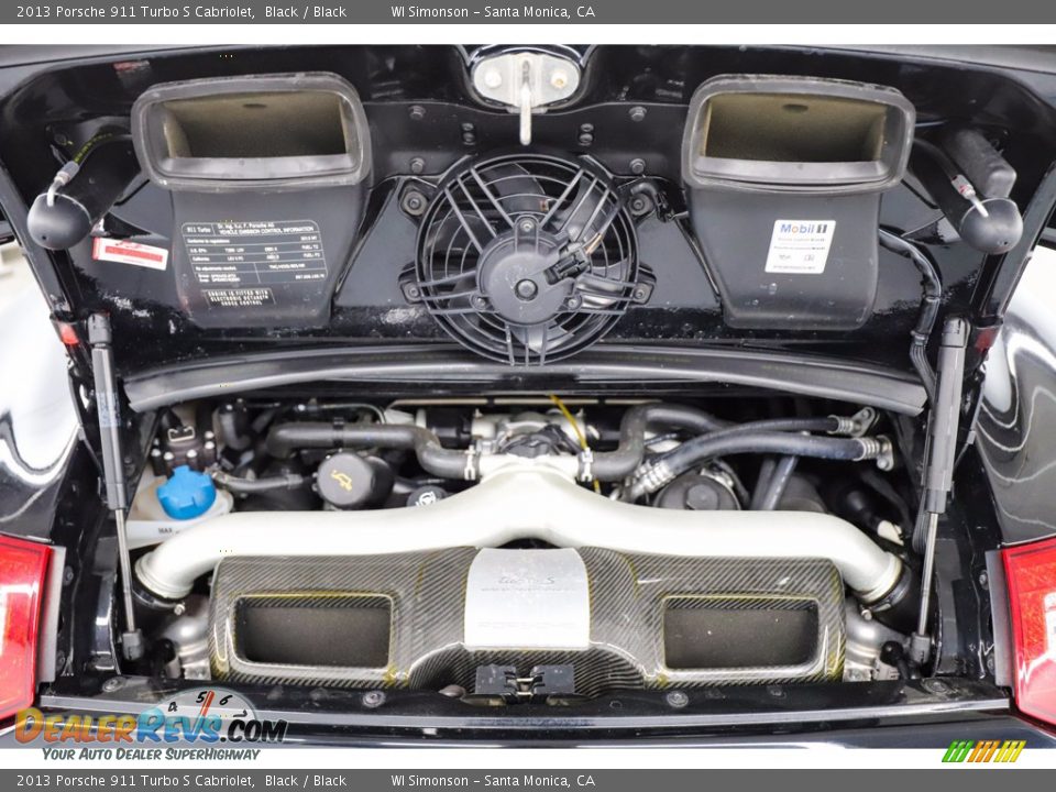 2013 Porsche 911 Turbo S Cabriolet 3.8 Liter Twin VTG Turbocharged DFI DOHC 24-Valve VarioCam Plus Flat 6 Cylinder Engine Photo #10