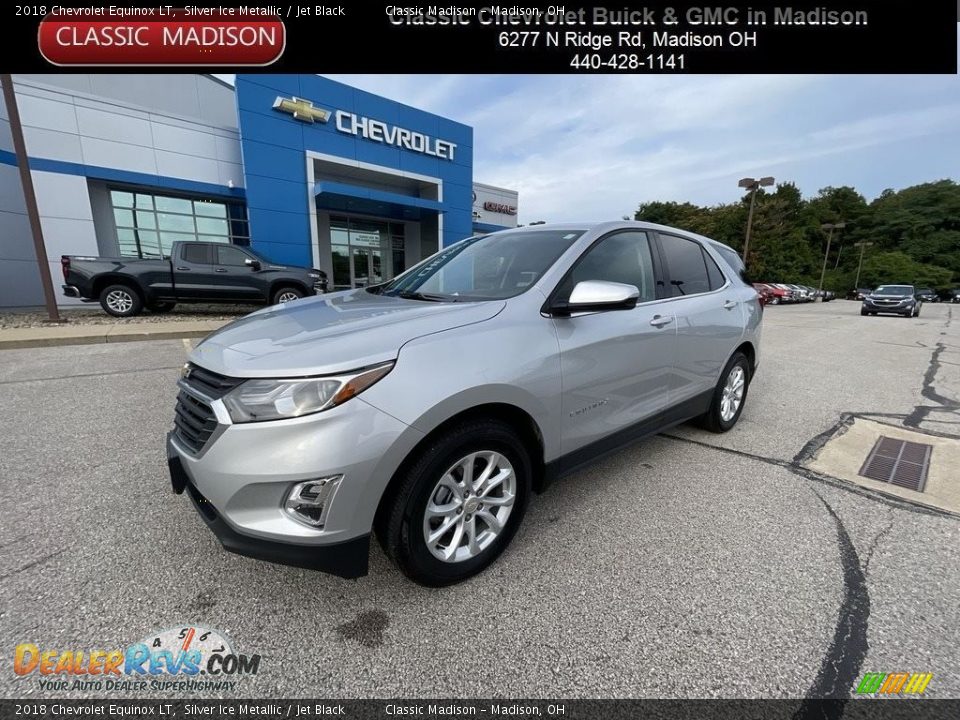 2018 Chevrolet Equinox LT Silver Ice Metallic / Jet Black Photo #1