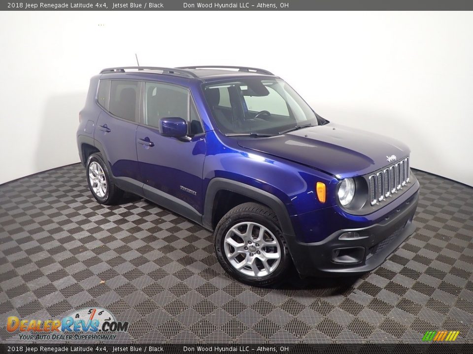 2018 Jeep Renegade Latitude 4x4 Jetset Blue / Black Photo #4