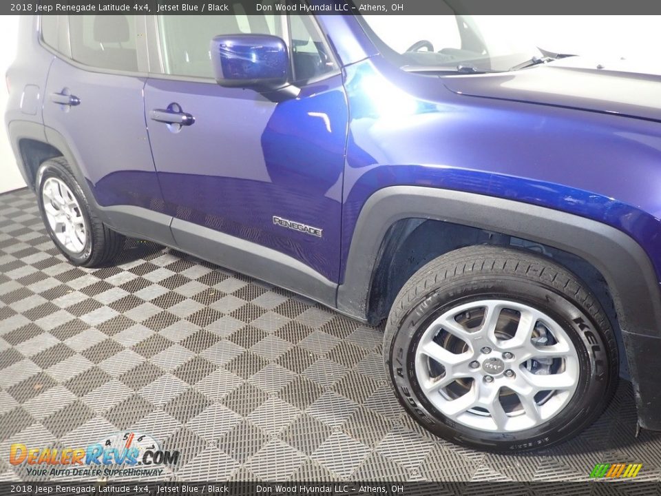 2018 Jeep Renegade Latitude 4x4 Jetset Blue / Black Photo #5