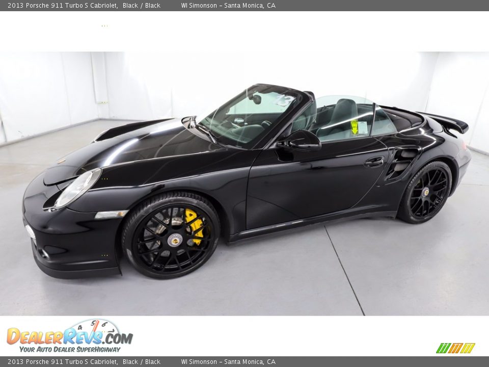 2013 Porsche 911 Turbo S Cabriolet Black / Black Photo #15