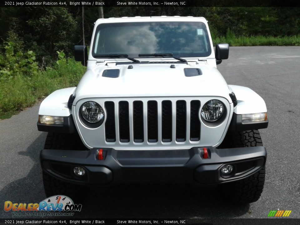 2021 Jeep Gladiator Rubicon 4x4 Bright White / Black Photo #3