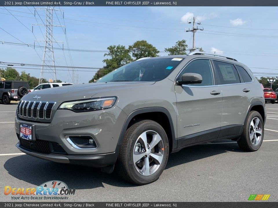 2021 Jeep Cherokee Limited 4x4 Sting-Gray / Black Photo #1