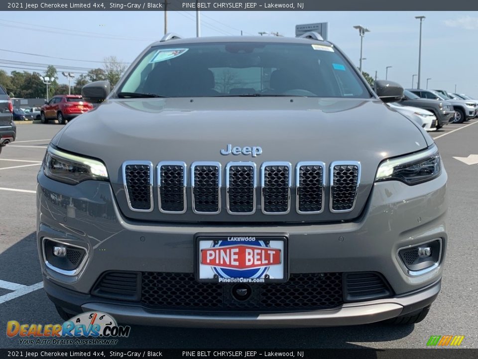 2021 Jeep Cherokee Limited 4x4 Sting-Gray / Black Photo #3