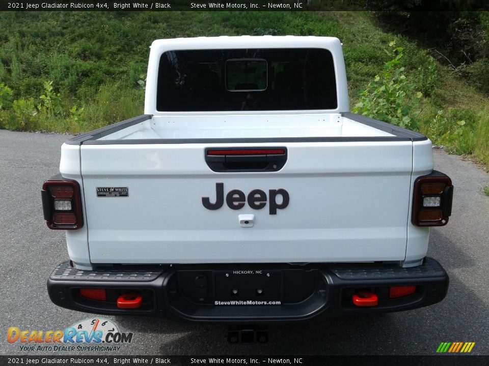 2021 Jeep Gladiator Rubicon 4x4 Bright White / Black Photo #7