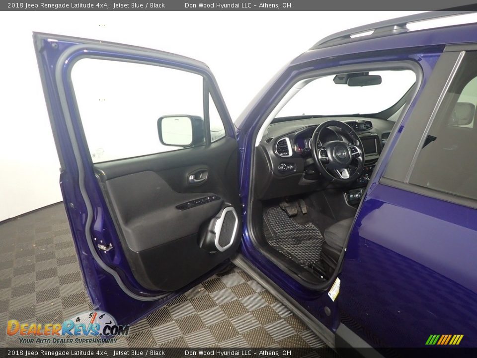 2018 Jeep Renegade Latitude 4x4 Jetset Blue / Black Photo #21