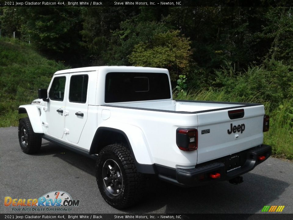 2021 Jeep Gladiator Rubicon 4x4 Bright White / Black Photo #9