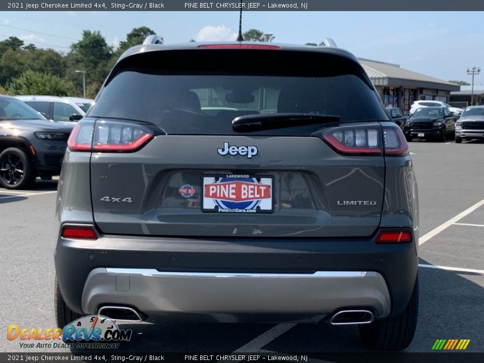 2021 Jeep Cherokee Limited 4x4 Sting-Gray / Black Photo #7