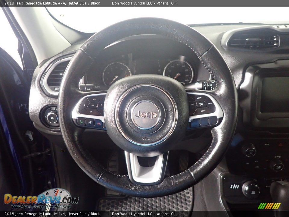 2018 Jeep Renegade Latitude 4x4 Jetset Blue / Black Photo #28