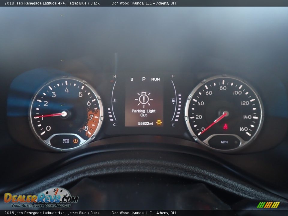 2018 Jeep Renegade Latitude 4x4 Jetset Blue / Black Photo #29