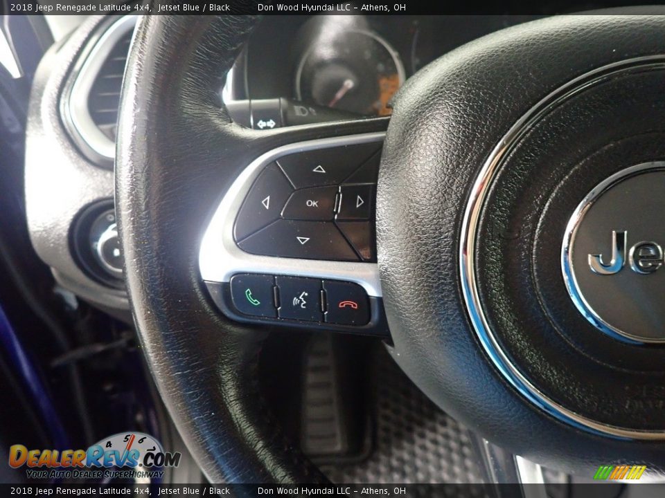 2018 Jeep Renegade Latitude 4x4 Jetset Blue / Black Photo #30