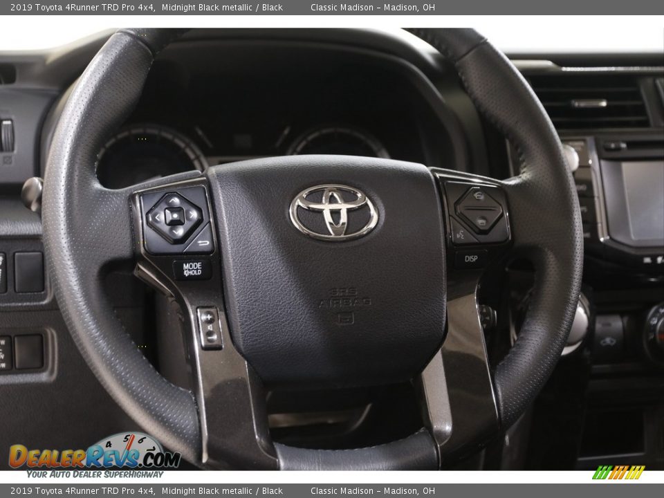 2019 Toyota 4Runner TRD Pro 4x4 Midnight Black metallic / Black Photo #7