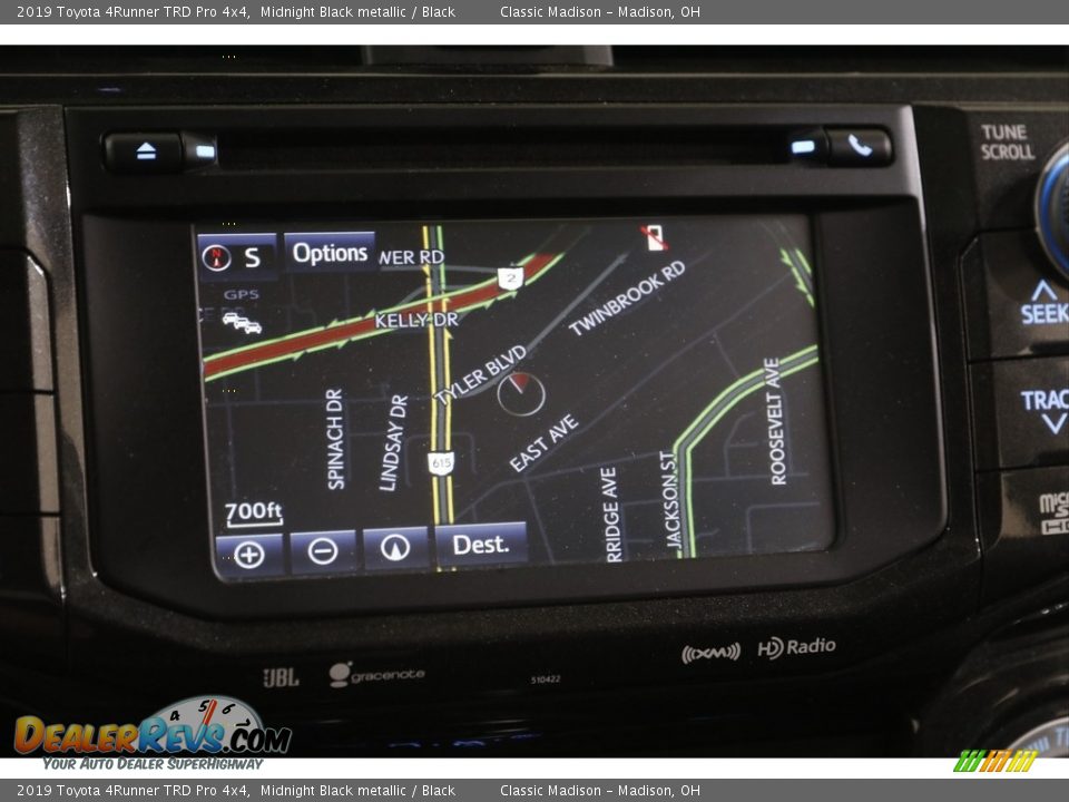 2019 Toyota 4Runner TRD Pro 4x4 Midnight Black metallic / Black Photo #11