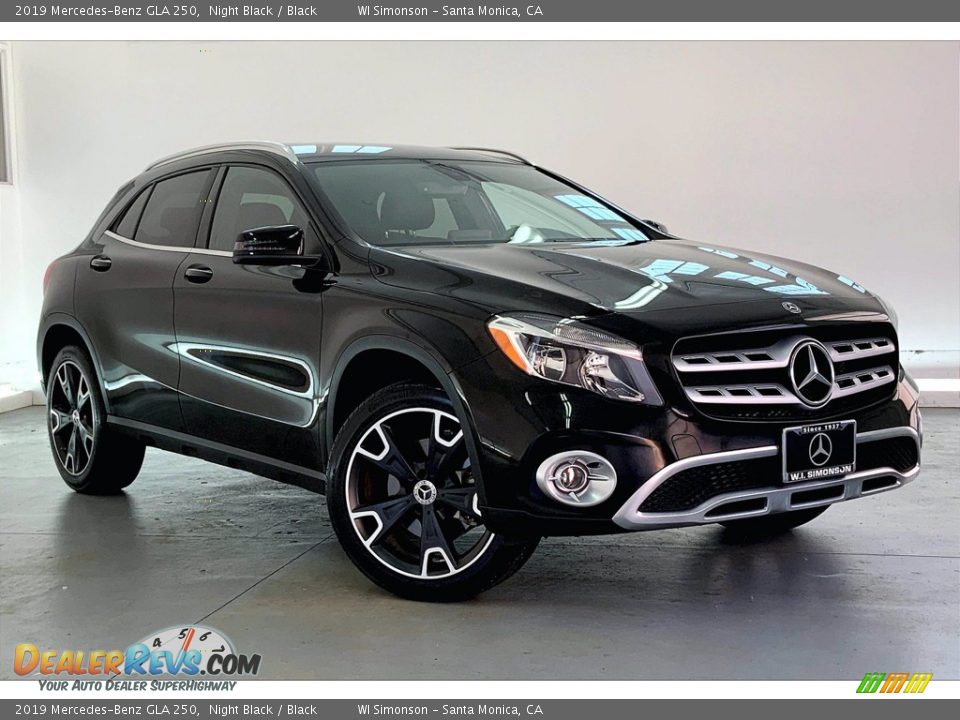 2019 Mercedes-Benz GLA 250 Night Black / Black Photo #34