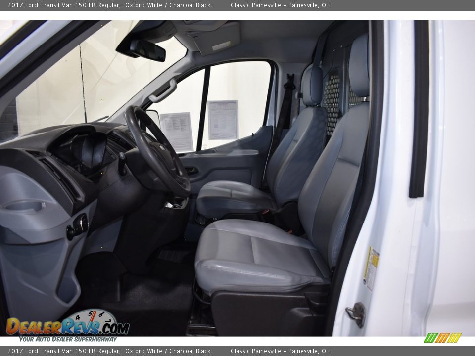 2017 Ford Transit Van 150 LR Regular Oxford White / Charcoal Black Photo #9