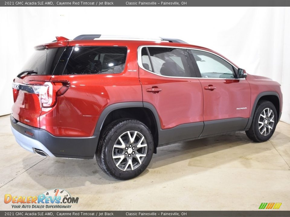 2021 GMC Acadia SLE AWD Cayenne Red Tintcoat / Jet Black Photo #2