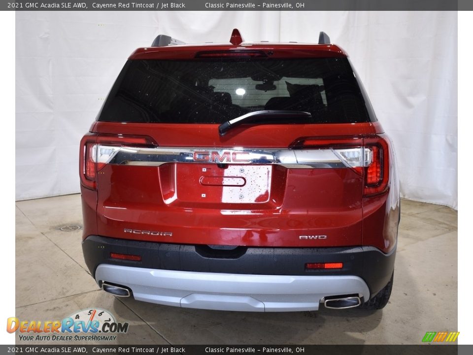 2021 GMC Acadia SLE AWD Cayenne Red Tintcoat / Jet Black Photo #3