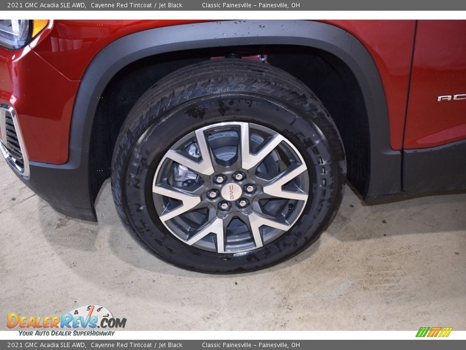 2021 GMC Acadia SLE AWD Cayenne Red Tintcoat / Jet Black Photo #5