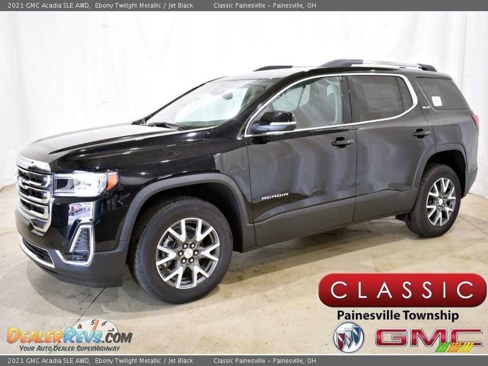 2021 GMC Acadia SLE AWD Ebony Twilight Metallic / Jet Black Photo #1