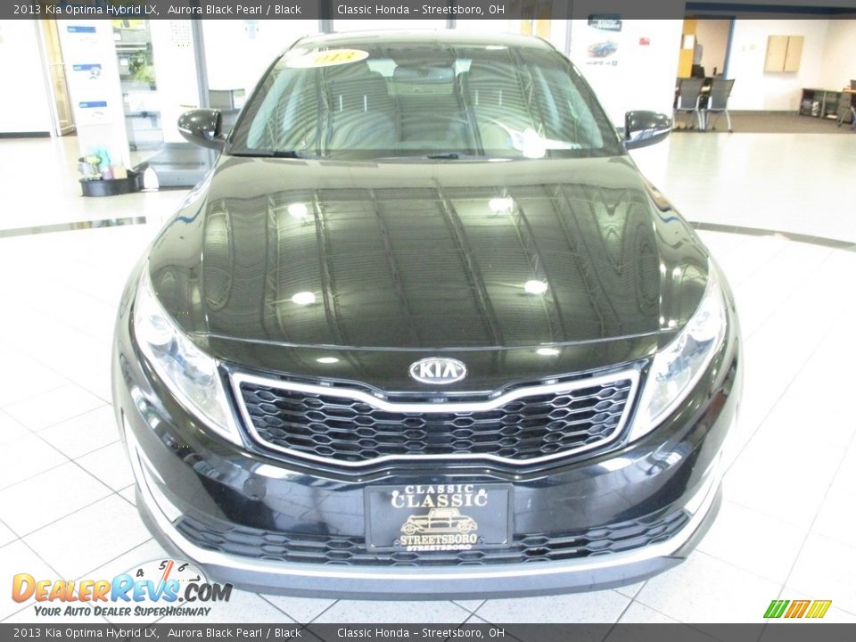 2013 Kia Optima Hybrid LX Aurora Black Pearl / Black Photo #2