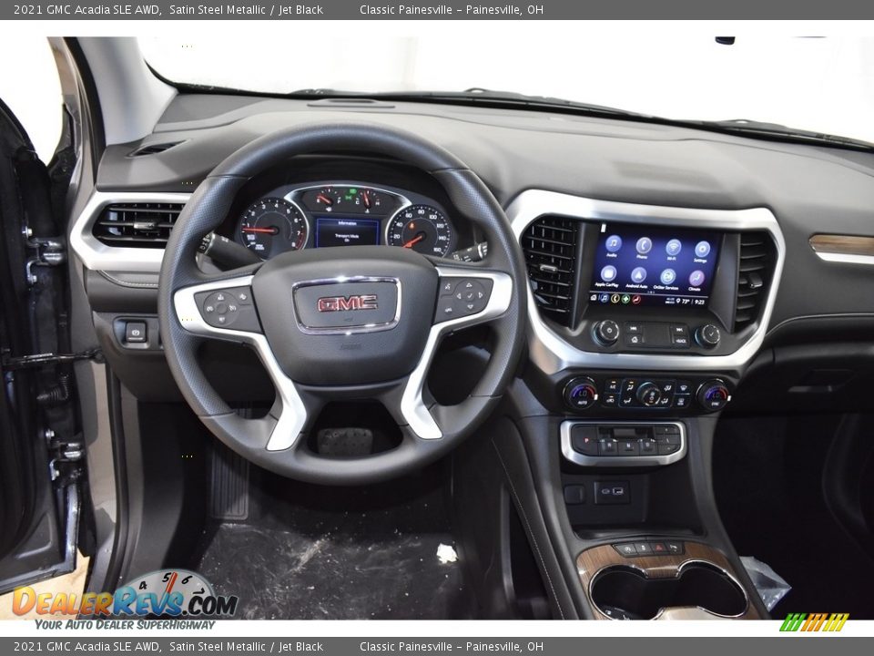 2021 GMC Acadia SLE AWD Satin Steel Metallic / Jet Black Photo #10