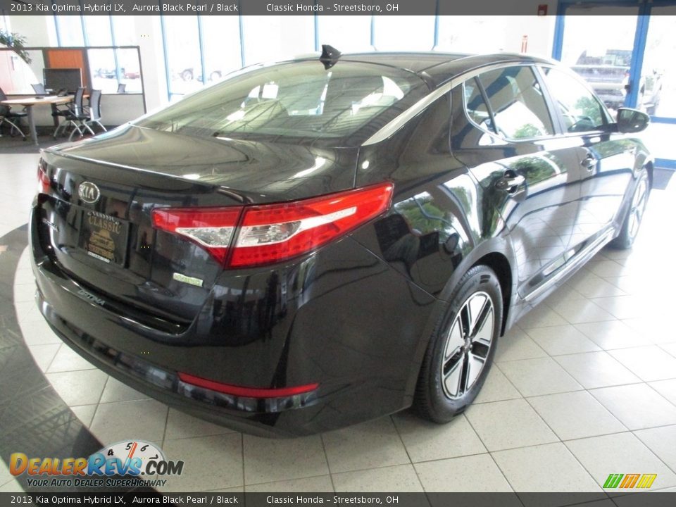 Aurora Black Pearl 2013 Kia Optima Hybrid LX Photo #7