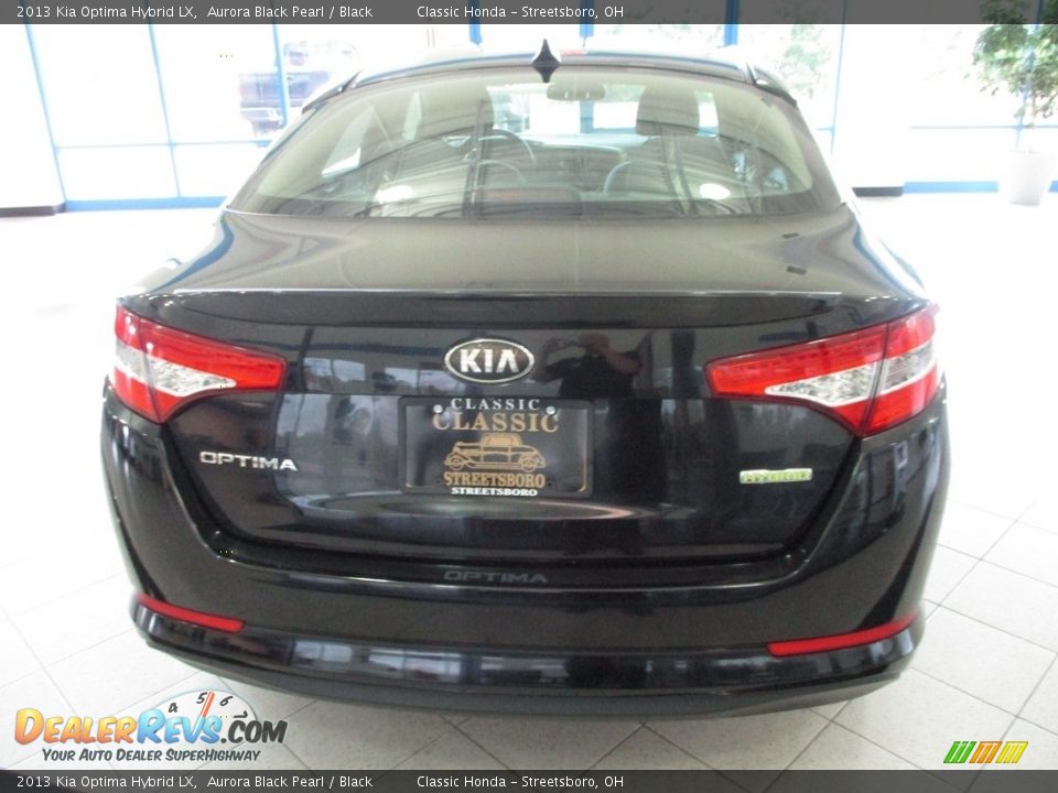 2013 Kia Optima Hybrid LX Aurora Black Pearl / Black Photo #8