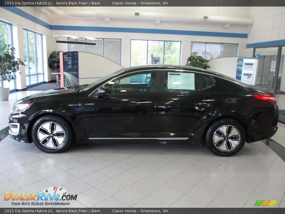 Aurora Black Pearl 2013 Kia Optima Hybrid LX Photo #11