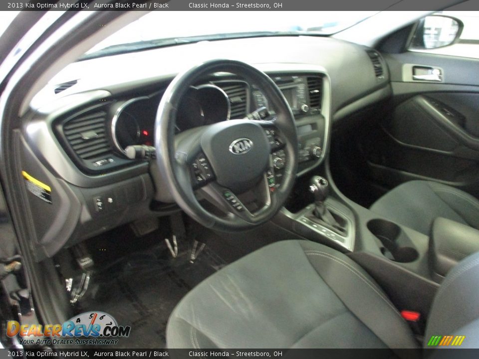 2013 Kia Optima Hybrid LX Aurora Black Pearl / Black Photo #27