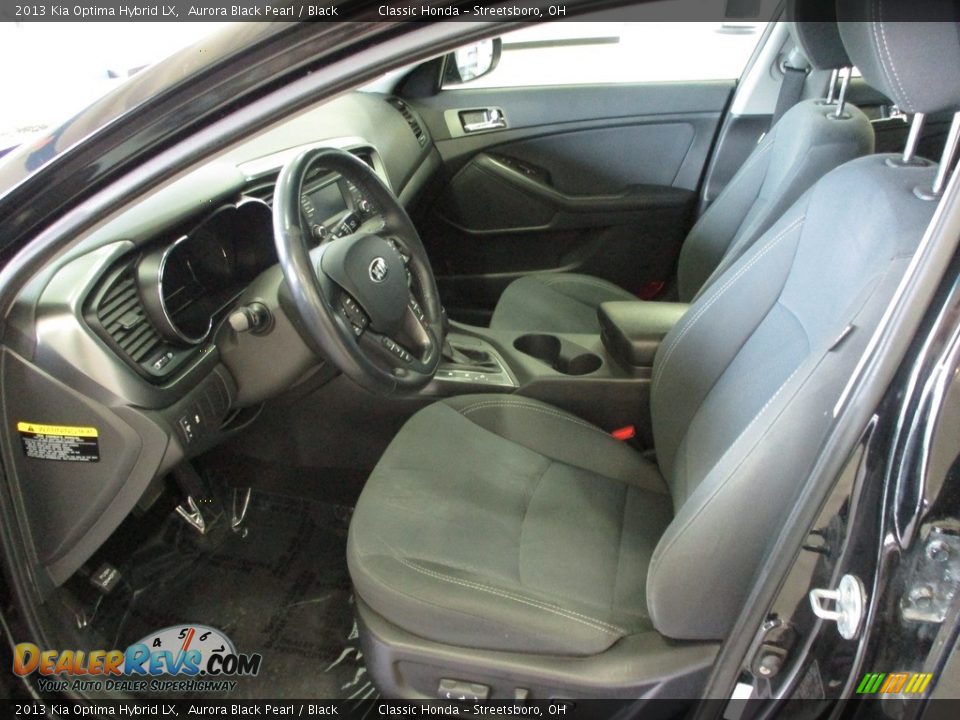 2013 Kia Optima Hybrid LX Aurora Black Pearl / Black Photo #28
