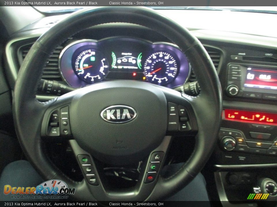 2013 Kia Optima Hybrid LX Aurora Black Pearl / Black Photo #30