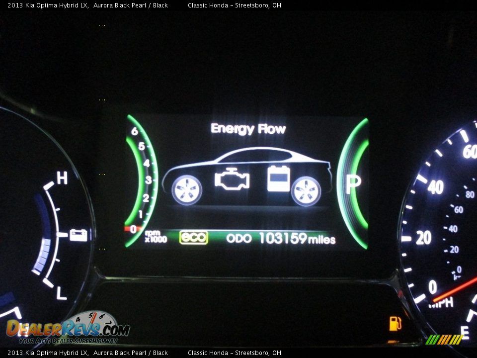 2013 Kia Optima Hybrid LX Aurora Black Pearl / Black Photo #32