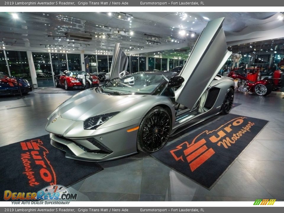 2019 Lamborghini Aventador S Roadster Grigio Titans Matt / Nero Ade Photo #1