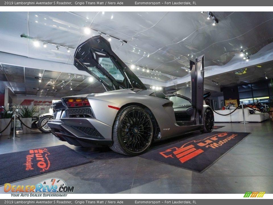 2019 Lamborghini Aventador S Roadster Grigio Titans Matt / Nero Ade Photo #9