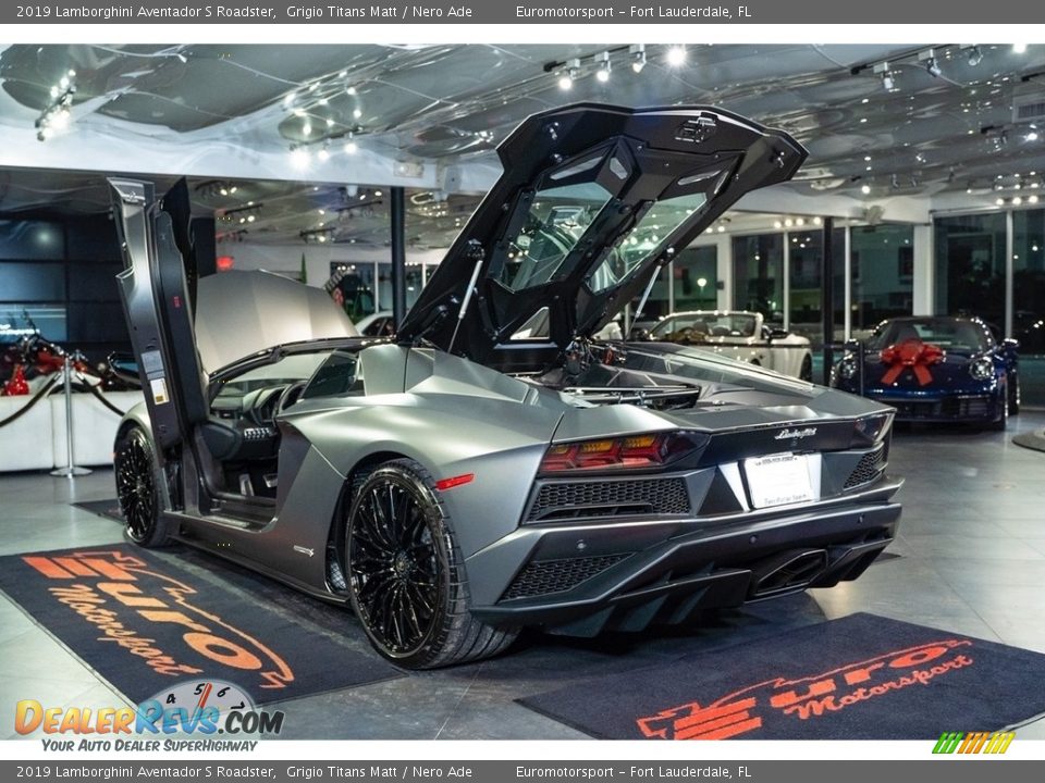 2019 Lamborghini Aventador S Roadster Grigio Titans Matt / Nero Ade Photo #12