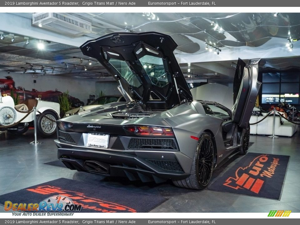 2019 Lamborghini Aventador S Roadster Grigio Titans Matt / Nero Ade Photo #13