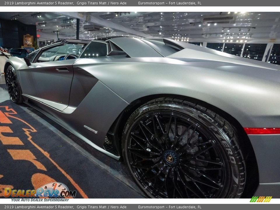 2019 Lamborghini Aventador S Roadster Grigio Titans Matt / Nero Ade Photo #20