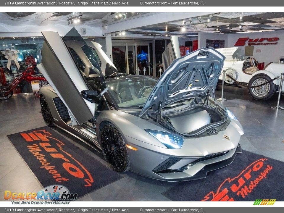 2019 Lamborghini Aventador S Roadster Grigio Titans Matt / Nero Ade Photo #22