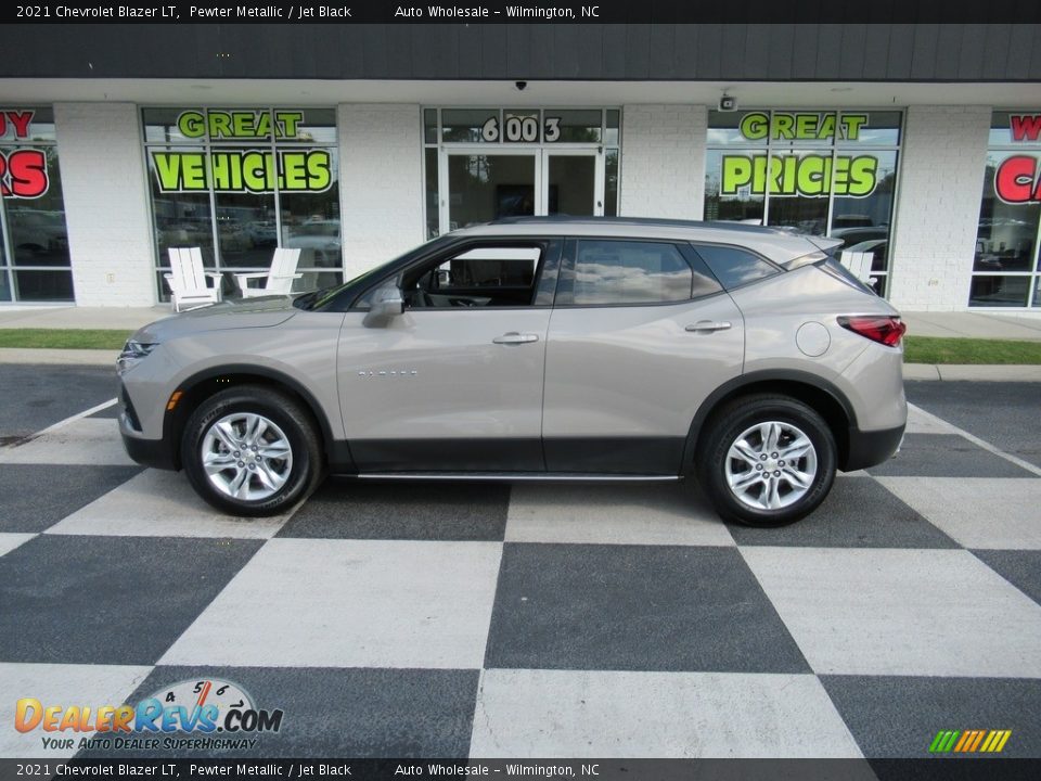 2021 Chevrolet Blazer LT Pewter Metallic / Jet Black Photo #1
