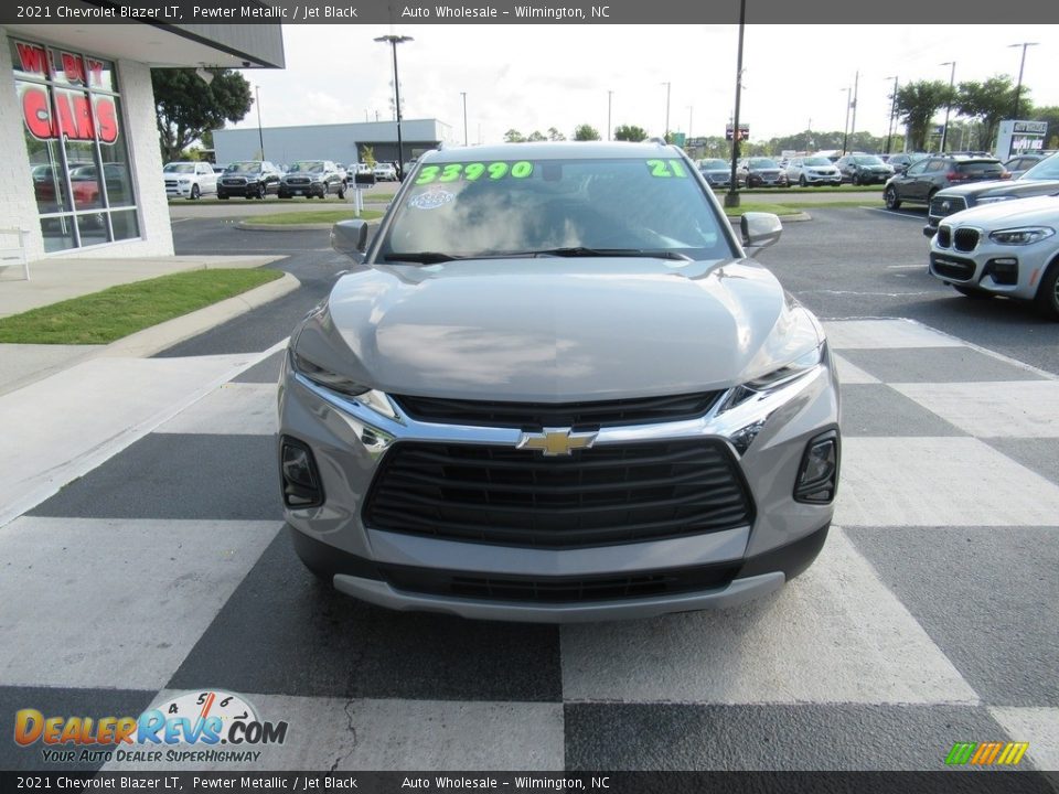 2021 Chevrolet Blazer LT Pewter Metallic / Jet Black Photo #2