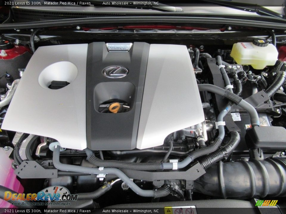 2021 Lexus ES 300h Matador Red Mica / Flaxen Photo #6