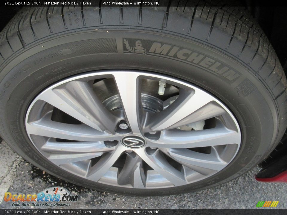 2021 Lexus ES 300h Matador Red Mica / Flaxen Photo #7
