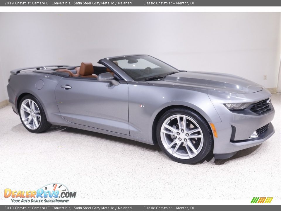 2019 Chevrolet Camaro LT Convertible Satin Steel Gray Metallic / Kalahari Photo #1