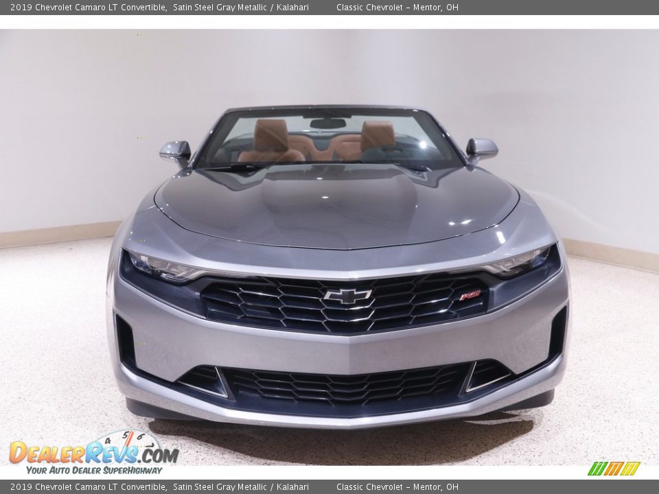 2019 Chevrolet Camaro LT Convertible Satin Steel Gray Metallic / Kalahari Photo #3